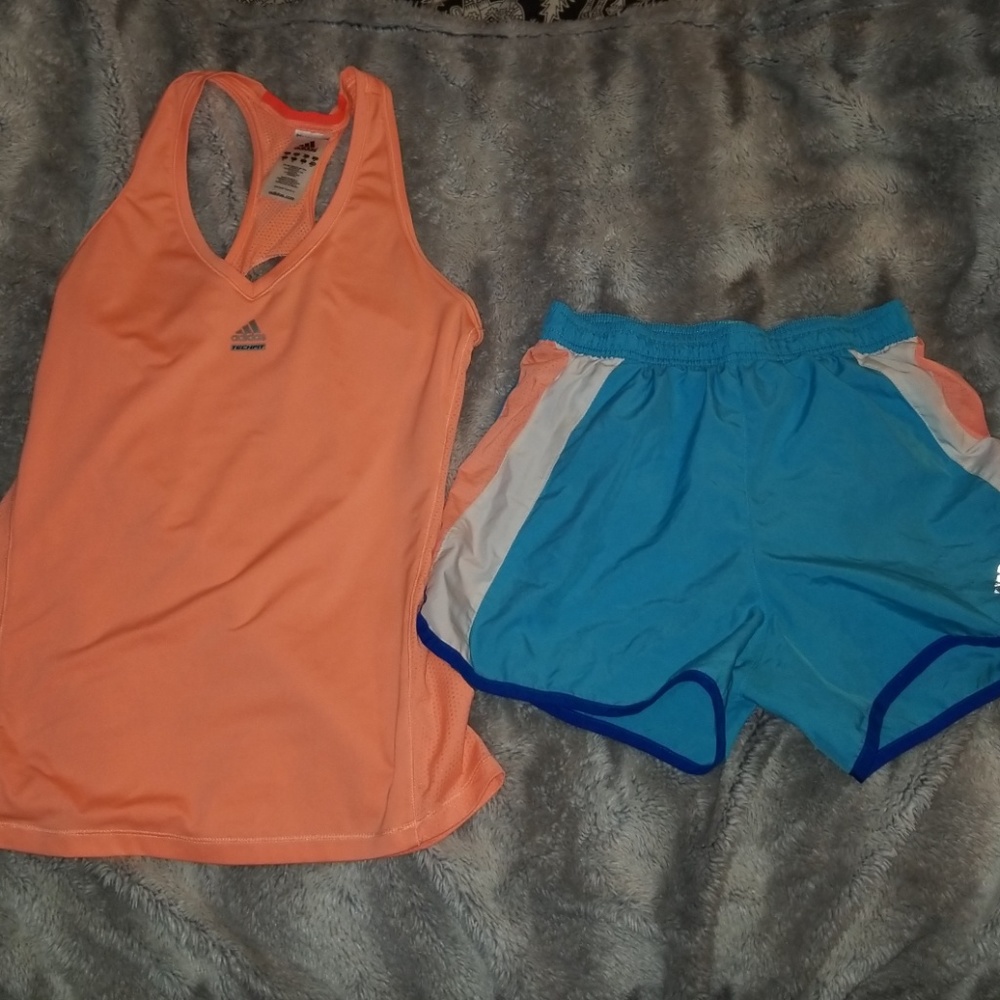 Adidas Tank top and Short Set